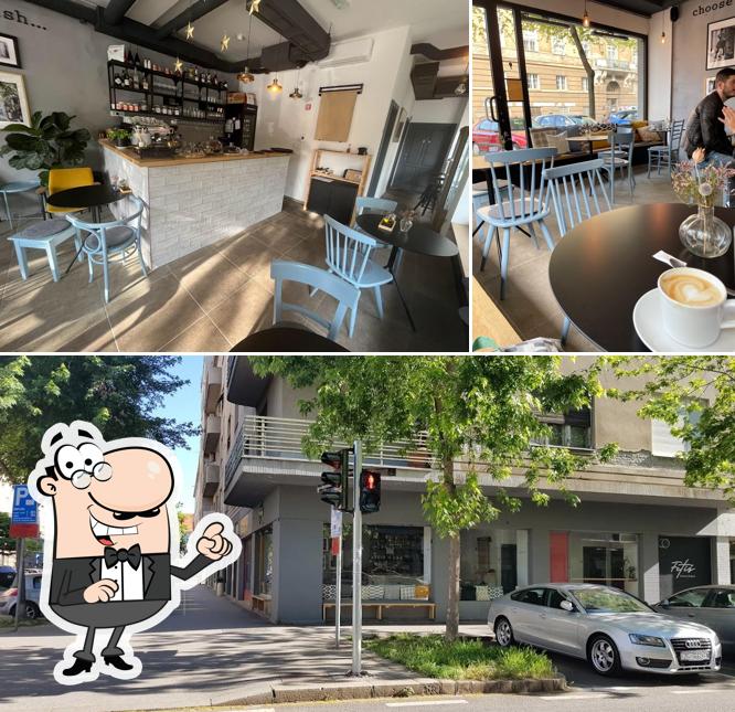 La immagine della interni e esterno di Bistro Fetiš