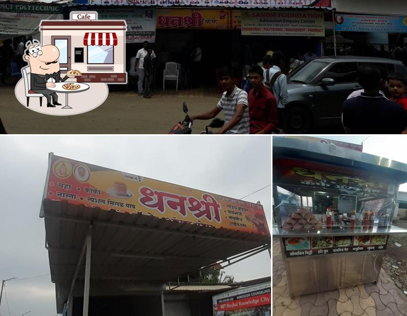 This is the image displaying exterior and food at Dhanshree Cafe & Mess