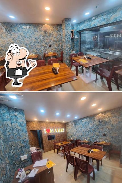 The interior of MAHIZ RESTAURANT