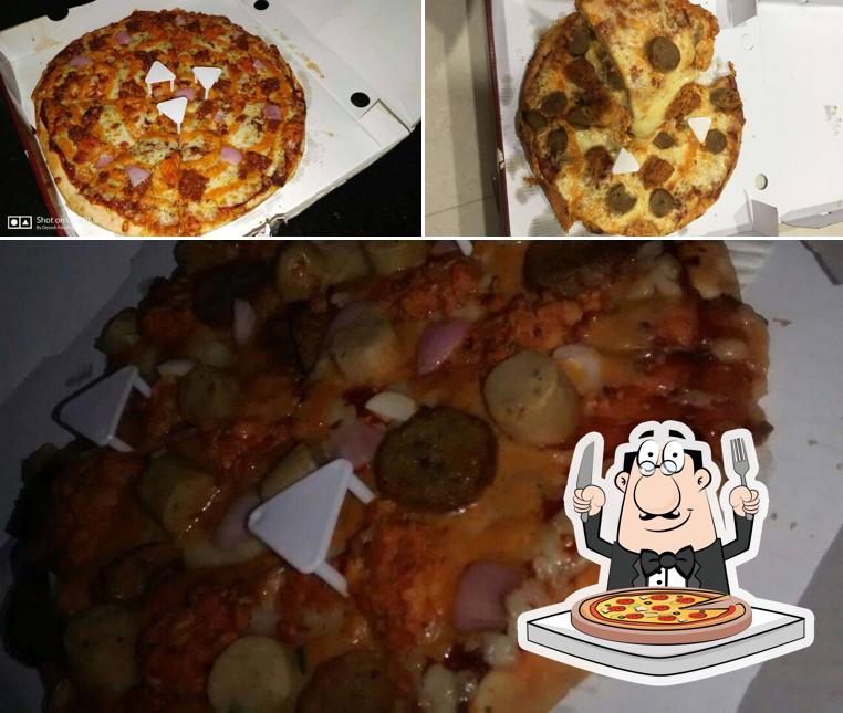Pick different kinds of pizza