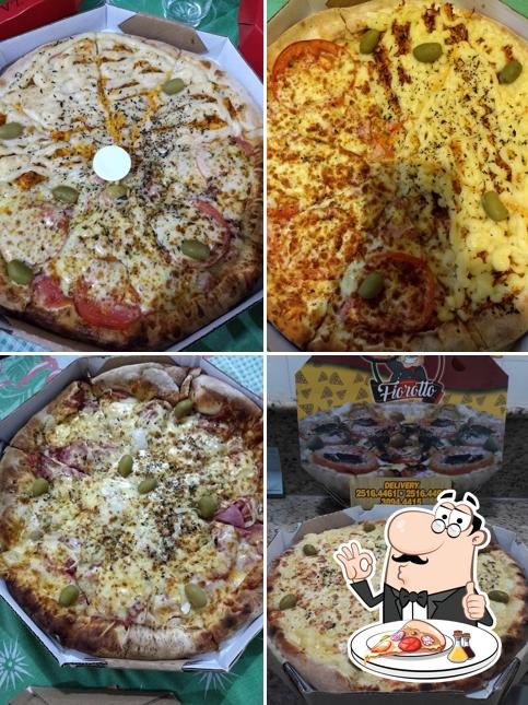 Consiga diferentes variedades de pizza