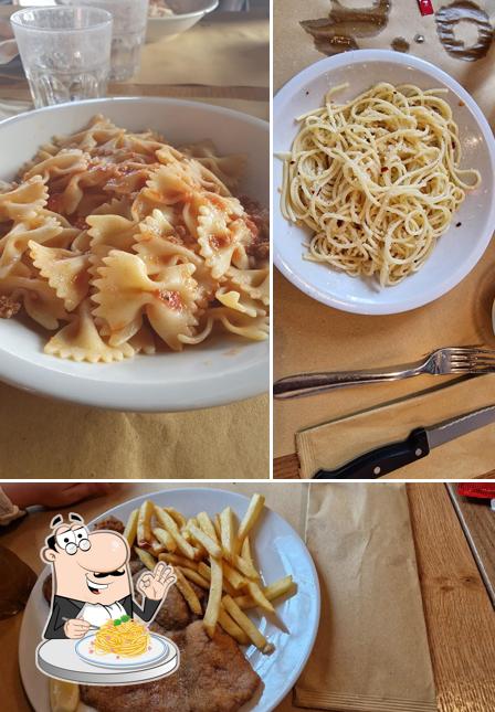 Spaghetti alla carbonara al Punto Ristoro Bar La Sosta