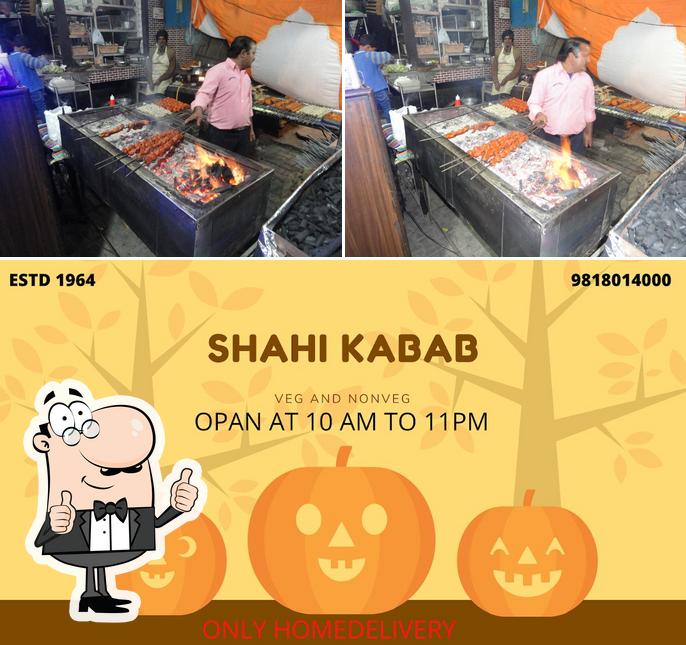 Look at the pic of Shahi Kabab veg