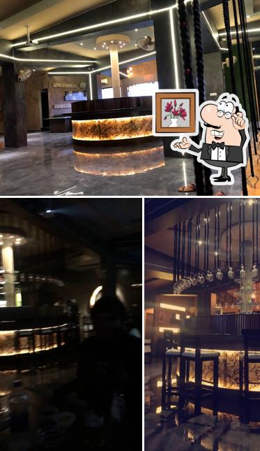 The interior of Sparrow Restro Bar & Lounge