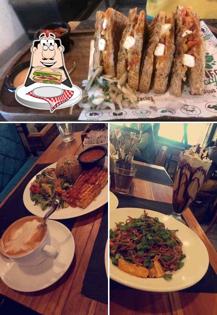 Club sandwich at The Good Food Cafe