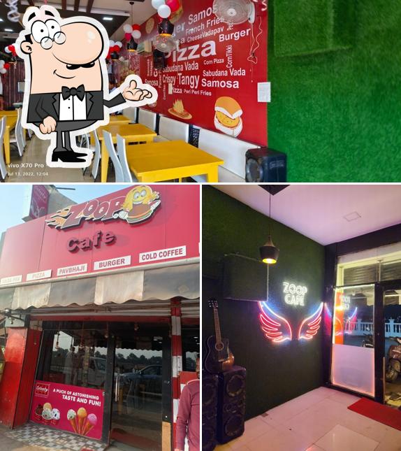 The interior of Zoop Cafe