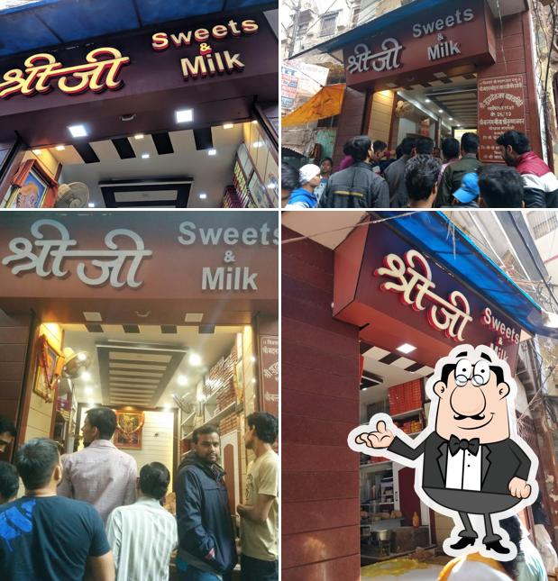 The interior of Shreeji - Sweets & Milk
