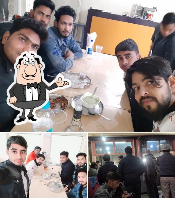 The interior of Hotel Vaishno Mahal