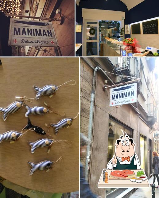 Maniman Delizie Liguri propone un menu per gli amanti dei piatti di mare