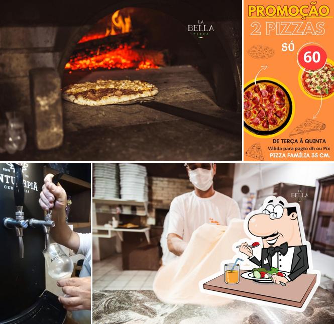 Platos en Pizzaria La Bella Pizza