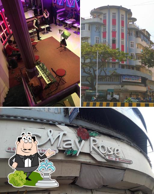 The picture of exterior and interior at Mayrose Bar And Restaurant