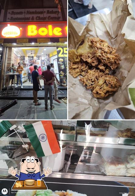 The picture of Bole to vada pav’s food and interior