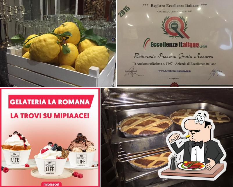 Platti al Pizzeria Grotta Azzurra