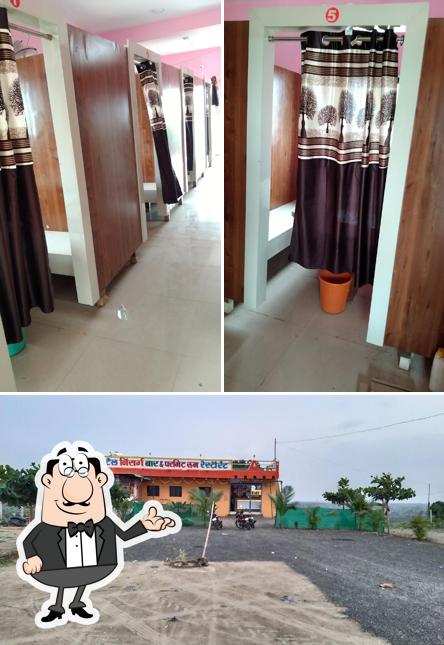 The restaurant's interior and exterior