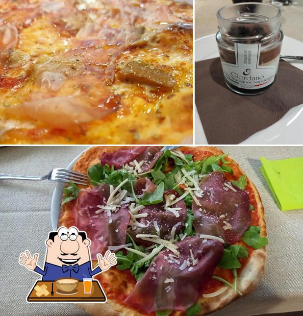 Tra le diverse cose da Pizzeria Ristorante Ca' Giordano si possono trovare la cibo e bevanda