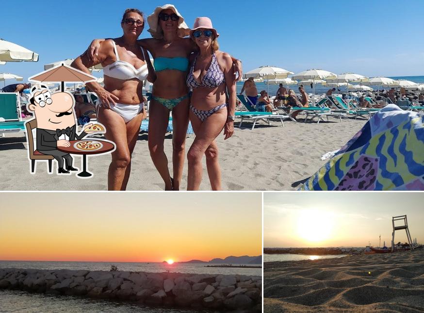 Gli esterni di Bagno Ristorante La Vela