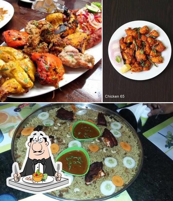 Food at Shandaar Hyderabadi Restaurant