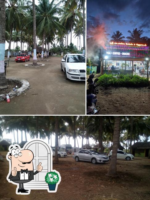 Check out how SRI DIAMOND BAKES AND HOTELS looks outside