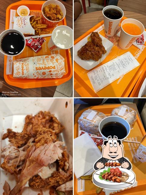 Food at Popeyes - Famous Louisiana Chicken