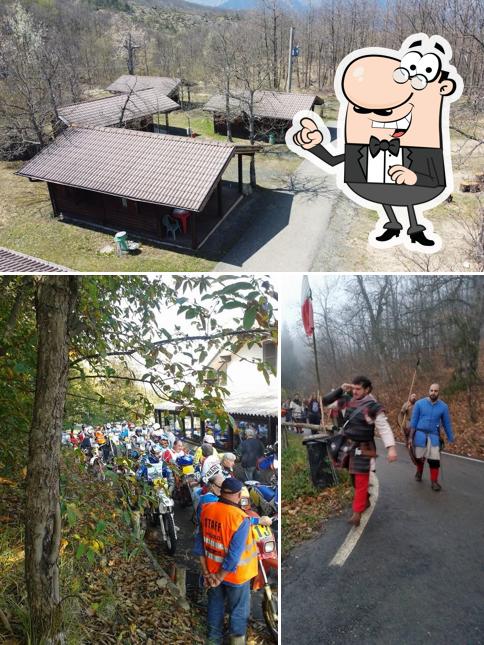 Curiosa tra gli esterni di Camping Le Piane