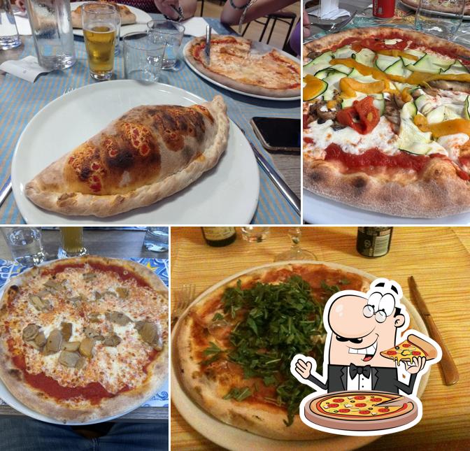 A La Taverna, puoi assaggiare una bella pizza