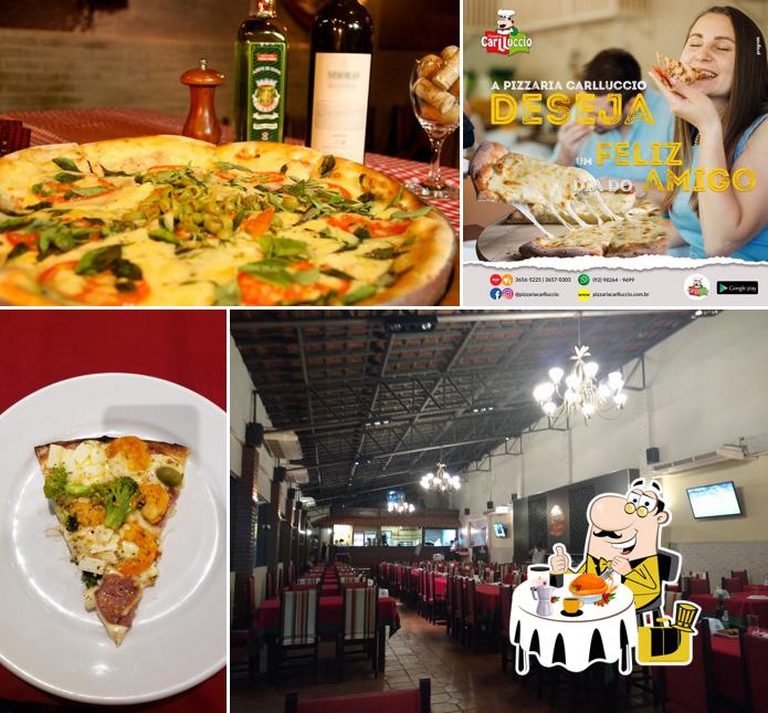 Comida em Pizzaria Carlluccio