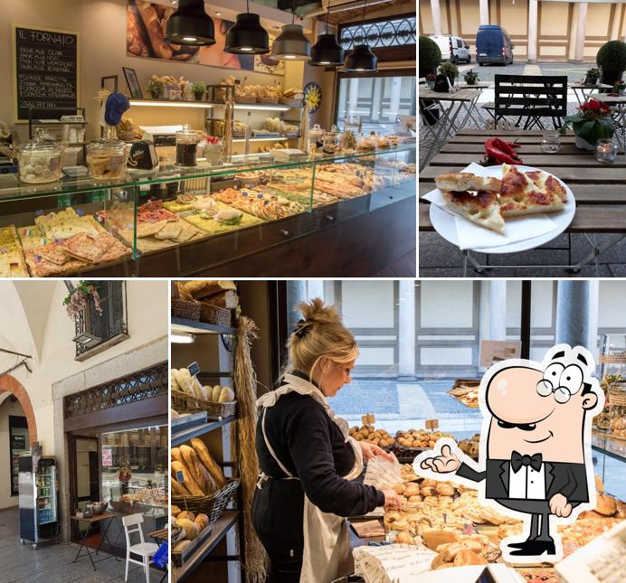 Gli interni di il Fornaio Caffè e Bakery