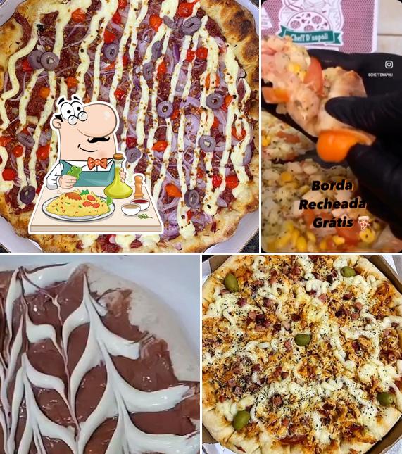 Comida em Cheff D'napoli Nova veneza / Pizzaria