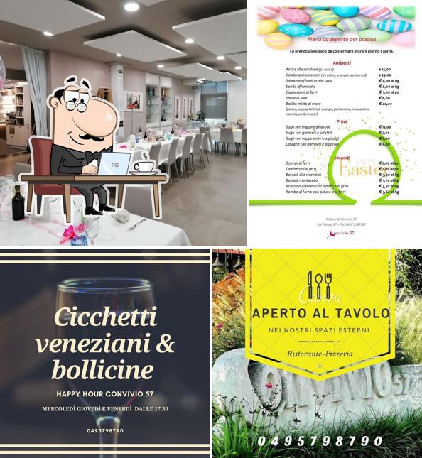 Dai un'occhiata agli interni di Ristorante Pizzeria Convivio 57