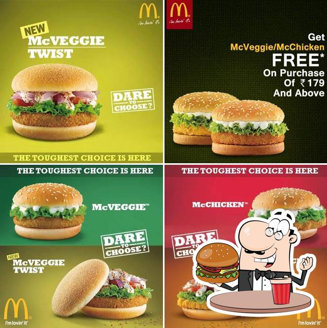Get a burger at McDonald's, Rave 3 Mall