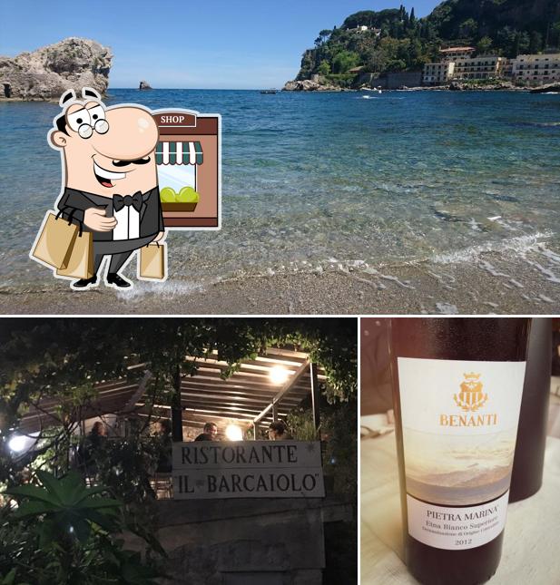 La esterno e alcol del ristorante