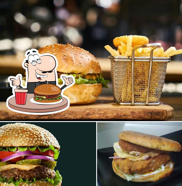 Get a burger at The Golden Box