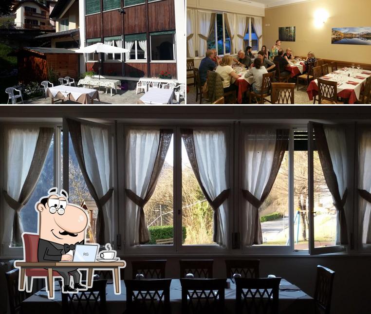 Gli interni di Trattoria Pizzeria La Mela