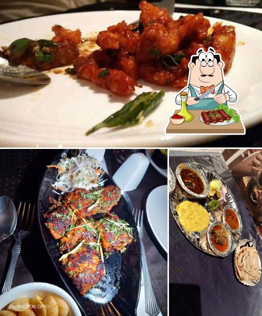 Try out meat meals from the menu