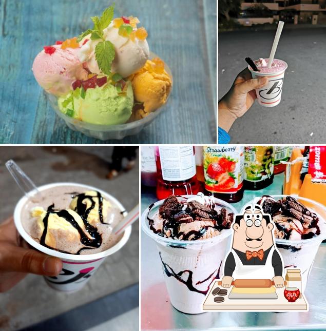 Enjoy one of the sweet dishes