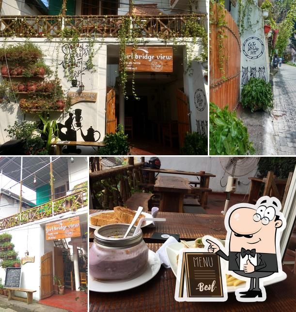 Here's a pic of Cafe Bridge Inn