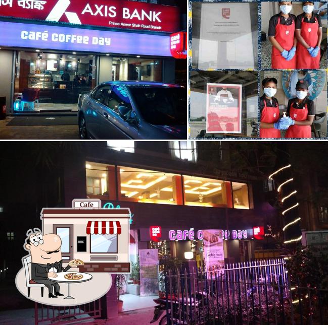 The exterior of Café Coffee Day
