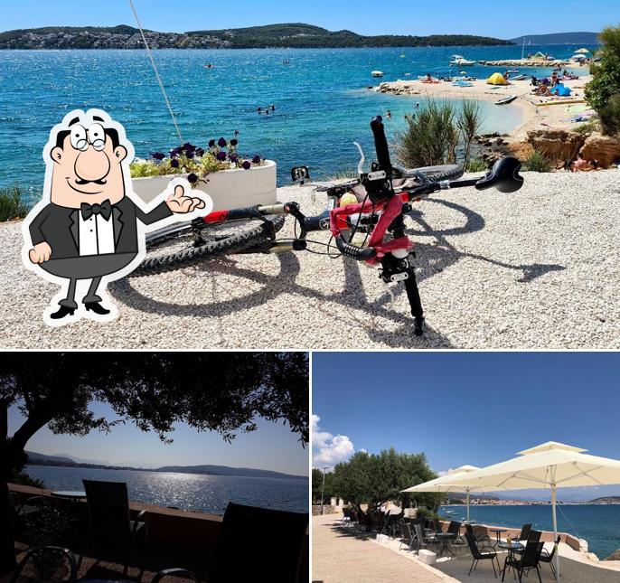 La immagine della interni e esterno di Oliva beach bar