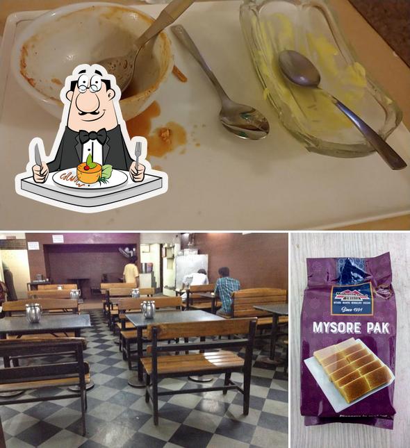 The photo of food and interior at Hotel Murali Cafe