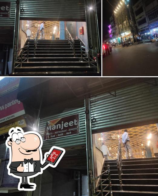 The exterior of Manjeet Sweets & Restaurant