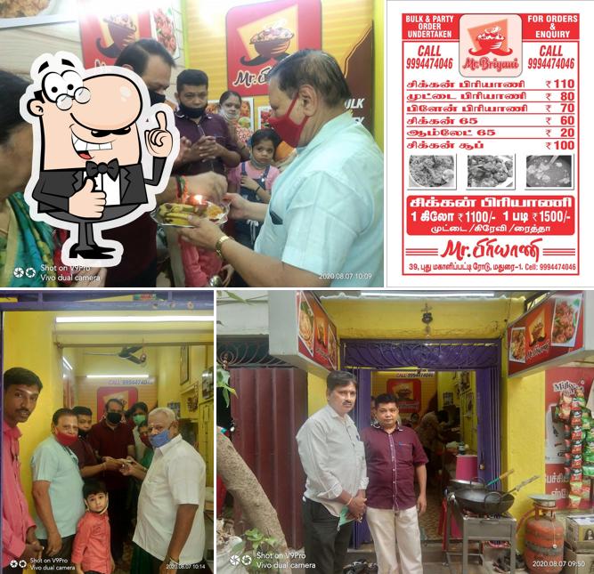 Look at the photo of Mr Biriyani