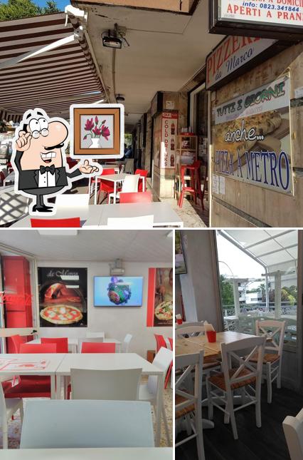 Dai un'occhiata agli interni di Da Marco pizzeria takeaway
