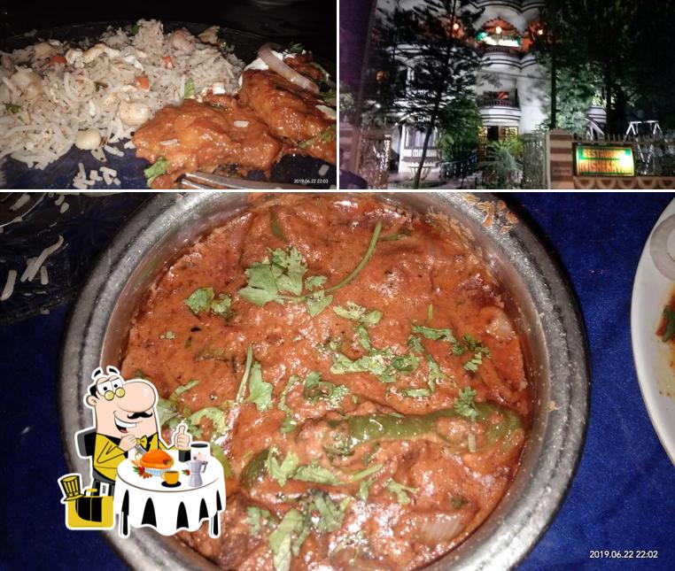The picture of food and exterior at Avishekayan