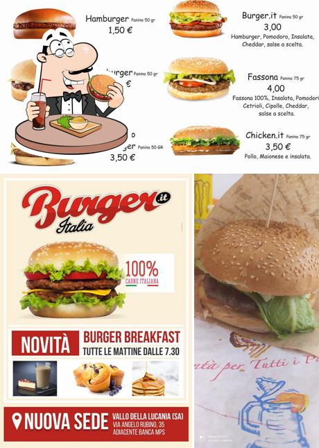 Prova un hamburger a Burger Italia
