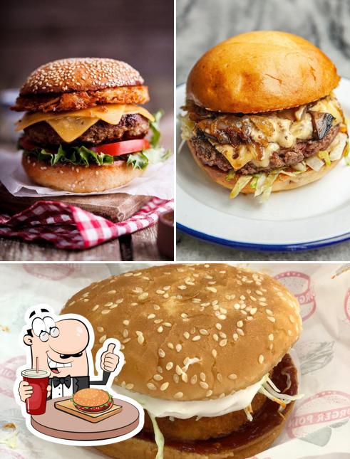 Order a burger at Burger Point - Etawah
