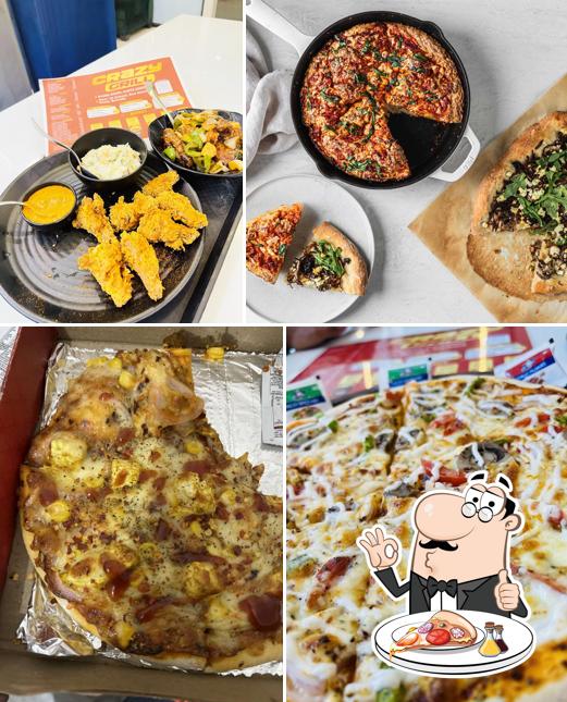 Try out pizza at Crazy grill