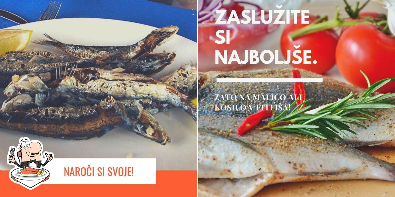 Scegli i piatti di pesce a Restavracija FitFiš