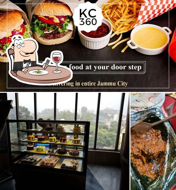 Food at KC360° Bakery & Restaurant