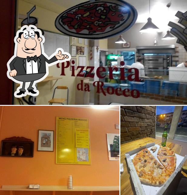 Tra le varie cose da Pizzeria da Rocco di Coretti Rocco si possono trovare la interni e pizza
