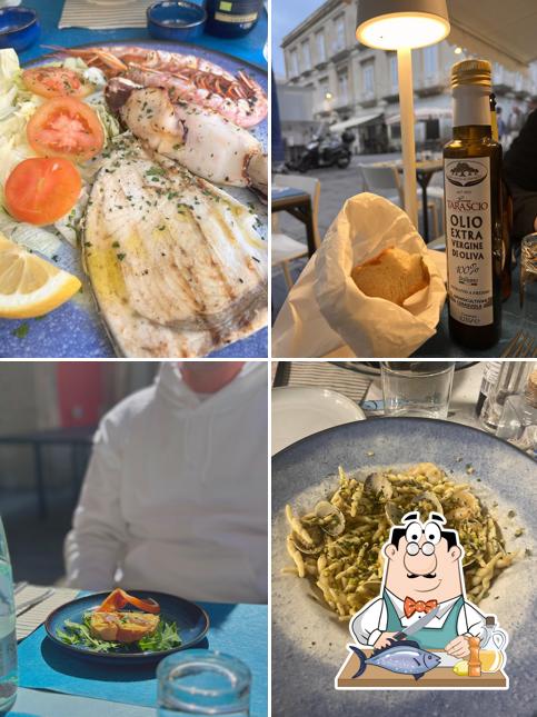 Salmone grigliato al Ristorante La Lenza